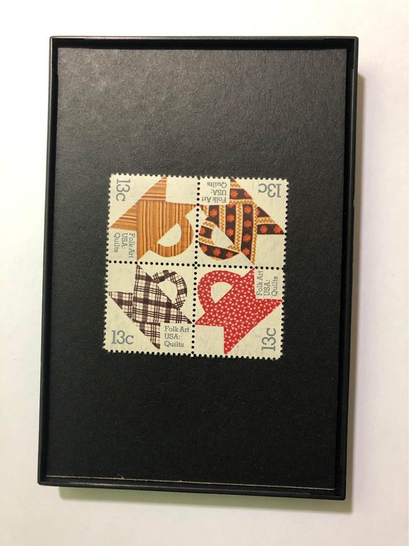 Quilt 1978 Framed Stamps