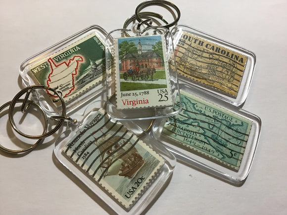 State Keychains - East Coast Region 8