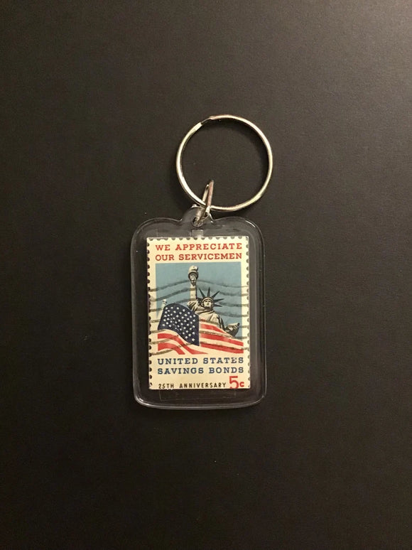 Appreciate Servicemen Keychain