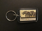 African Elephant Keychain