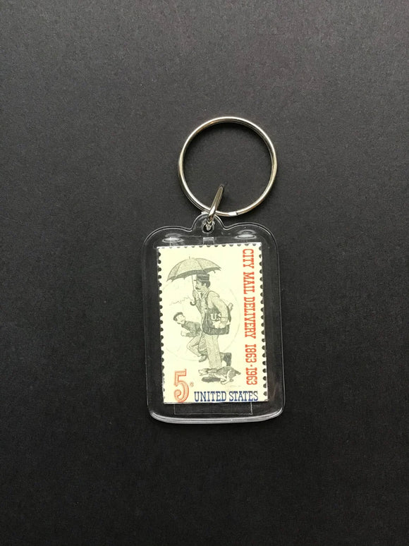 City Mail Keychain