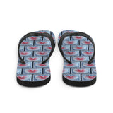 Air Mail Stamp Flip Flops