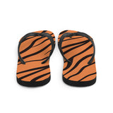 Tiger Print Flip Flops