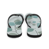 Leaves Print Flip Flops