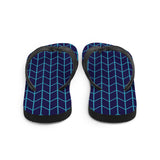 Geo Lines Print Flip Flops