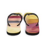 Watercolor Print Flip Flops