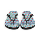 Mushroom Red Flip Flops