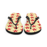 Star Print Flip Flops