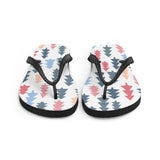 Trees in Snow Print Flip Flops