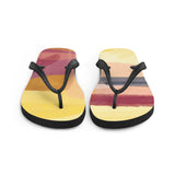 Watercolor Print Flip Flops