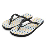 Polka Dot Print Flip Flops