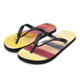 Watercolor Print Flip Flops