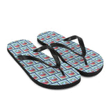 Mushroom Red Flip Flops