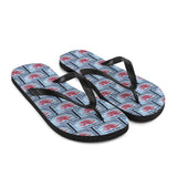 Air Mail Stamp Flip Flops