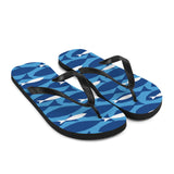 Fish Print Flip Flops