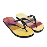 Watercolor Print Flip Flops