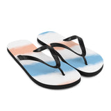 Faded Print Flop Flops