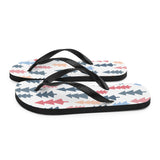 Trees in Snow Print Flip Flops