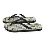 Lemon Citrus Flip Flops