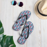 Air Mail Stamp Flip Flops