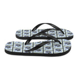 Black Cat Flip Flops