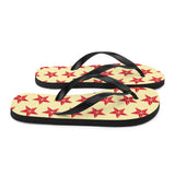 Star Print Flip Flops