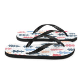 Trees in Snow Print Flip Flops