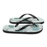 Leaves Print Flip Flops