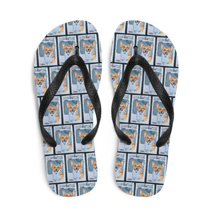 Welsh Corgi Dog Flip Flops