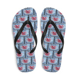Air Mail Stamp Flip Flops