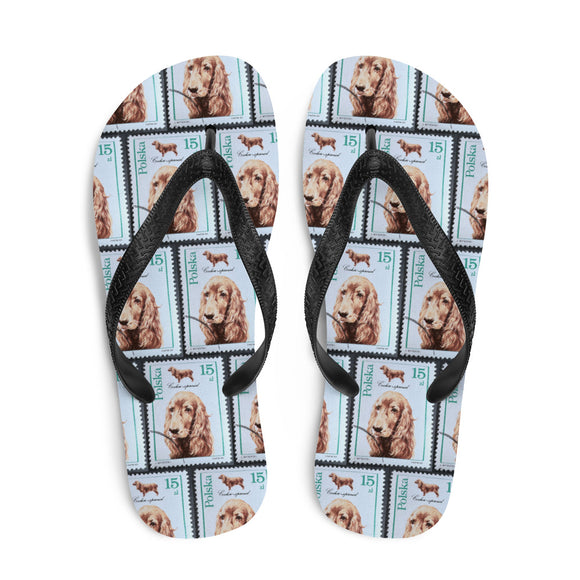 Cocker Spaniel Dog Flip Flops