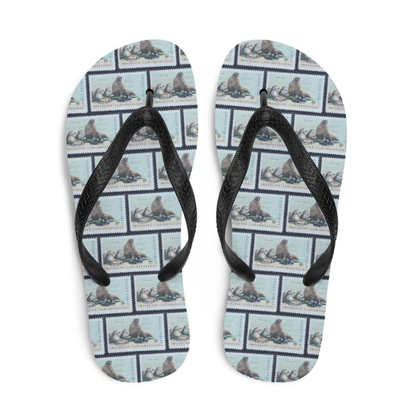 Fur Seal Flip Flops