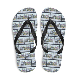 Dinosaur Flip Flops