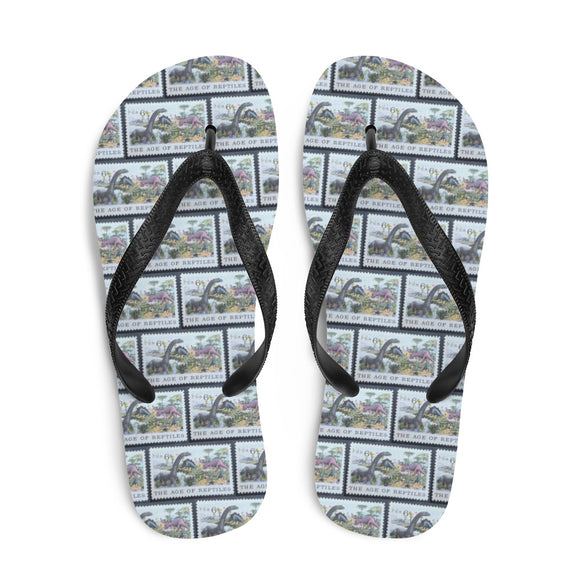 Dinosaur Flip Flops
