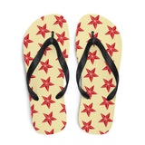 Star Print Flip Flops