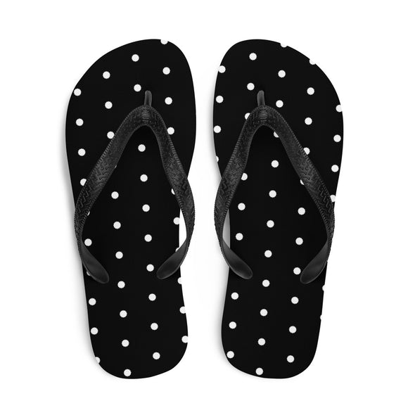 Polk Dot Classic Print Flip Flops