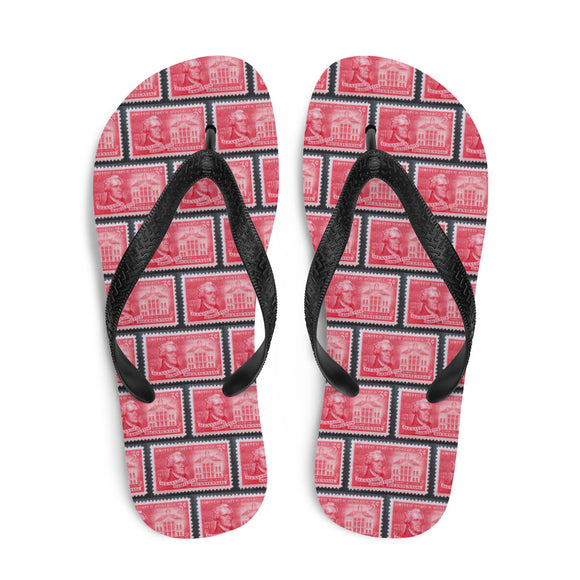 Alexander Hamilton Flip Flops