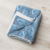 Blue Rhino Stamp Blanket
