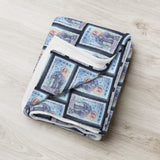 Elephant Stamp Blanket