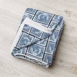 Argentina Cow Stamp Blanket