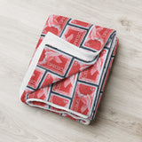 Espresso Italy Stamp Blanket