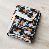 Violin Music Stamp Blanket