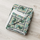 Greek Stamp Blanket