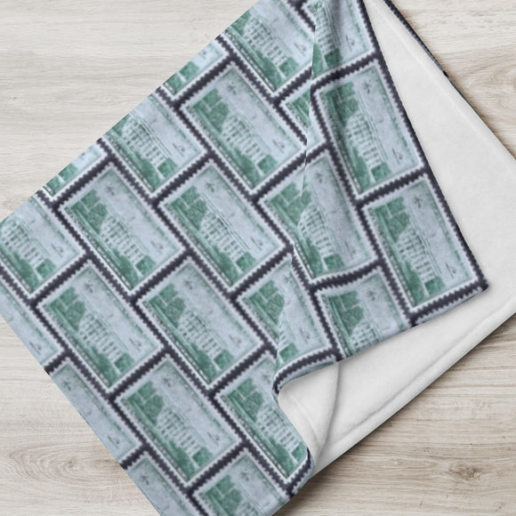 White House Stamp Blanket