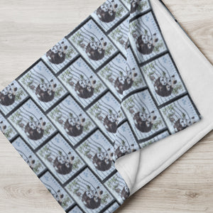 Panda Bear Australia Stamp Blanket