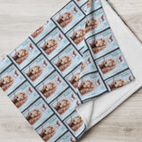 Cocker Spaniel Dog Stamp Blanket