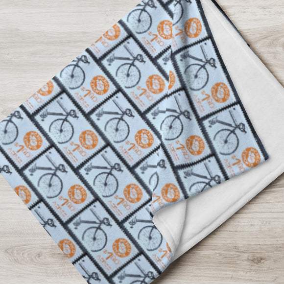 Bike Stamp Blanket