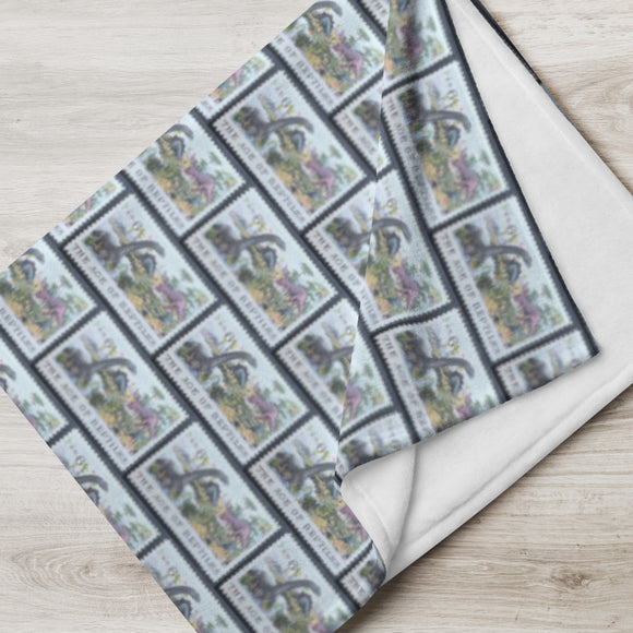 Dinosaurs - Age of Reptiles Stamp Blanket