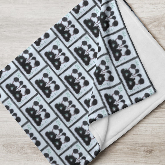 Panda Bear Stamp Blanket