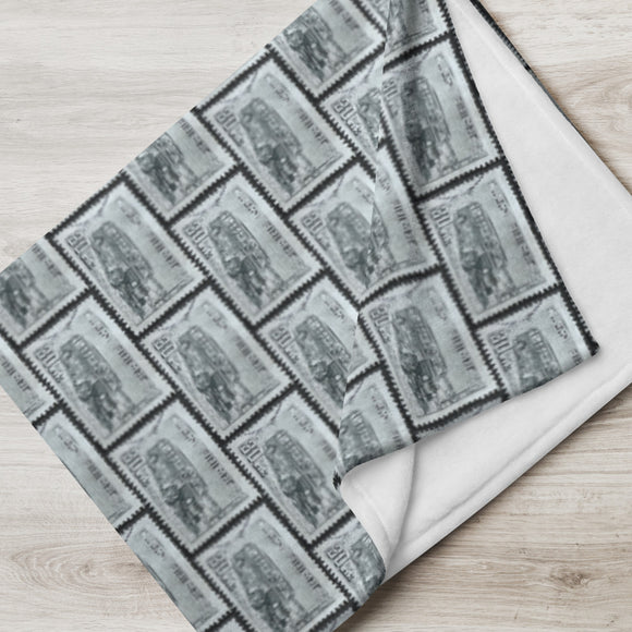 Bus Stamp Blanket